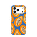Electric Blue Juicy Papayas iPhone 17 Pro Case