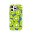 Electric Blue Kiwi Slices iPhone 16 Pro Max Case