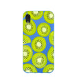 Electric Blue Kiwi Slices iPhone XR Case
