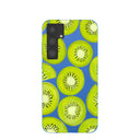 Electric Blue Kiwi Slices Samsung Galaxy S24+(Plus) Case
