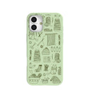 Sage Green Knit Nook iPhone 16 Plus Case