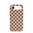 Chocolate Brown Latte Check iPhone Air Case