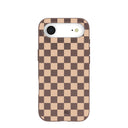 Chocolate Brown Latte Check iPhone Air Case