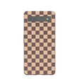 Chocolate Brown Latte Check Google Pixel 6a Case