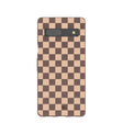 Chocolate Brown Latte Check Google Pixel 7a Case