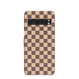 Chocolate Brown Latte Check Google Pixel 8 Pro Case