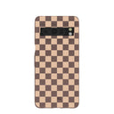 Chocolate Brown Latte Check Google Pixel 8 Pro Case