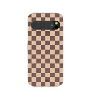 Chocolate Brown Latte Check Google Pixel 9/9 Pro Case