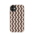 Chocolate Brown Latte Waves iPhone 11 Case