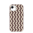 Chocolate Brown Latte Waves iPhone 16e/17e Case