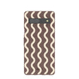 Chocolate Brown Latte Waves Google Pixel 7a Case