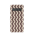 Chocolate Brown Latte Waves Google Pixel 7 Pro Case