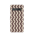Chocolate Brown Latte Waves Google Pixel 7 Case