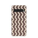 Chocolate Brown Latte Waves Google Pixel 8 Pro Case