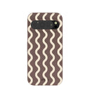 Chocolate Brown Latte Waves Google Pixel 9/9 Pro Case