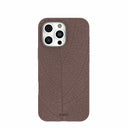 Chocolate Brown Leaf Veins iPhone 16 Pro Max Case