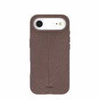 Chocolate Brown Leaf Veins iPhone Air Case