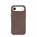 Chocolate Brown Leaf Veins iPhone Air Case