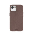 Chocolate Brown Leaf Veins iPhone 16e/17e Case