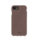 Chocolate Brown Leaf Veins iPhone 6/6s/7/8/SE Case