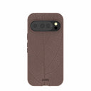 Chocolate Brown Leaf Veins Google Pixel 10/10 Pro Case