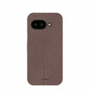 Chocolate Brown Leaf Veins Google Pixel 9a Case