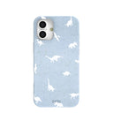 Powder Blue Lil Dinos iPhone 16 Plus Case