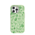 Sage Green Linear Entomology iPhone 15 Pro Case