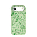 Sage Green Linear Entomology iPhone Air Case