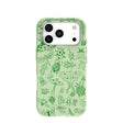 Sage Green Linear Entomology iPhone 17 Pro Case