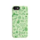 Sage Green Linear Entomology iPhone 6/6s/7/8/SE Case