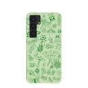 Sage Green Linear Entomology Samsung Galaxy S25+(Plus) Case