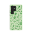 Sage Green Linear Entomology Samsung Galaxy S25 Ultra Case