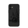 Black Lone Cabin iPhone 12 Mini Case
