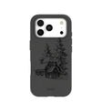 Black Lone Cabin iPhone 17 Pro Case