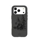 Black Lone Cabin iPhone 17 Pro Case