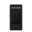 Black Lone Cabin Google Pixel 6a Case