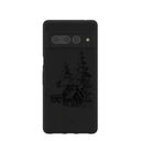 Black Lone Cabin Google Pixel 7 Pro Case