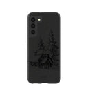 Black Lone Cabin Samsung Galaxy S22 Case