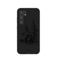 Black Lone Cabin Samsung Galaxy S24 Case