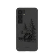 Black Lone Cabin Samsung Galaxy S25 Case