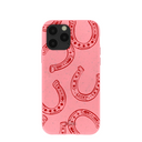 Bubblegum Pink Lucky Horseshoe iPhone 11 Pro Case