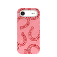 Bubblegum Pink Lucky Horseshoe iPhone Air Case