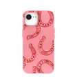 Bubblegum Pink Lucky Horseshoe iPhone 16e/17e Case