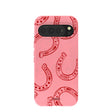 Bubblegum Pink Lucky Horseshoe Google Pixel 10 Pro XL Case
