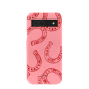Bubblegum Pink Lucky Horseshoe Google Pixel 8a Case