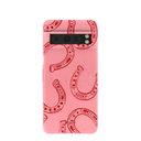Bubblegum Pink Lucky Horseshoe Google Pixel 8 Pro Case