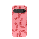 Bubblegum Pink Lucky Horseshoe Google Pixel 9/9 Pro Case