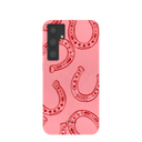 Bubblegum Pink Lucky Horseshoe Samsung Galaxy S24+(Plus) Case