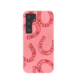 Bubblegum Pink Lucky Horseshoe Samsung Galaxy S24 Case